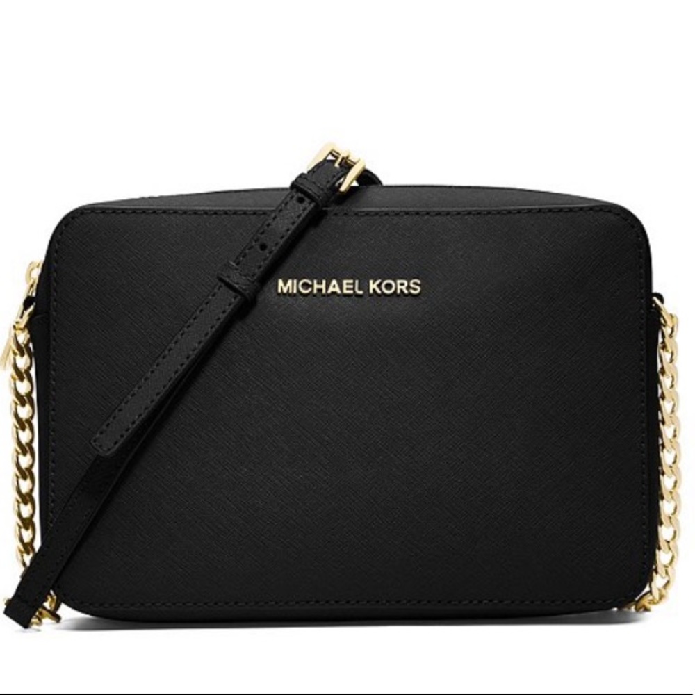 Michael Kors Large Gold Chain Strap Crossbody Bag